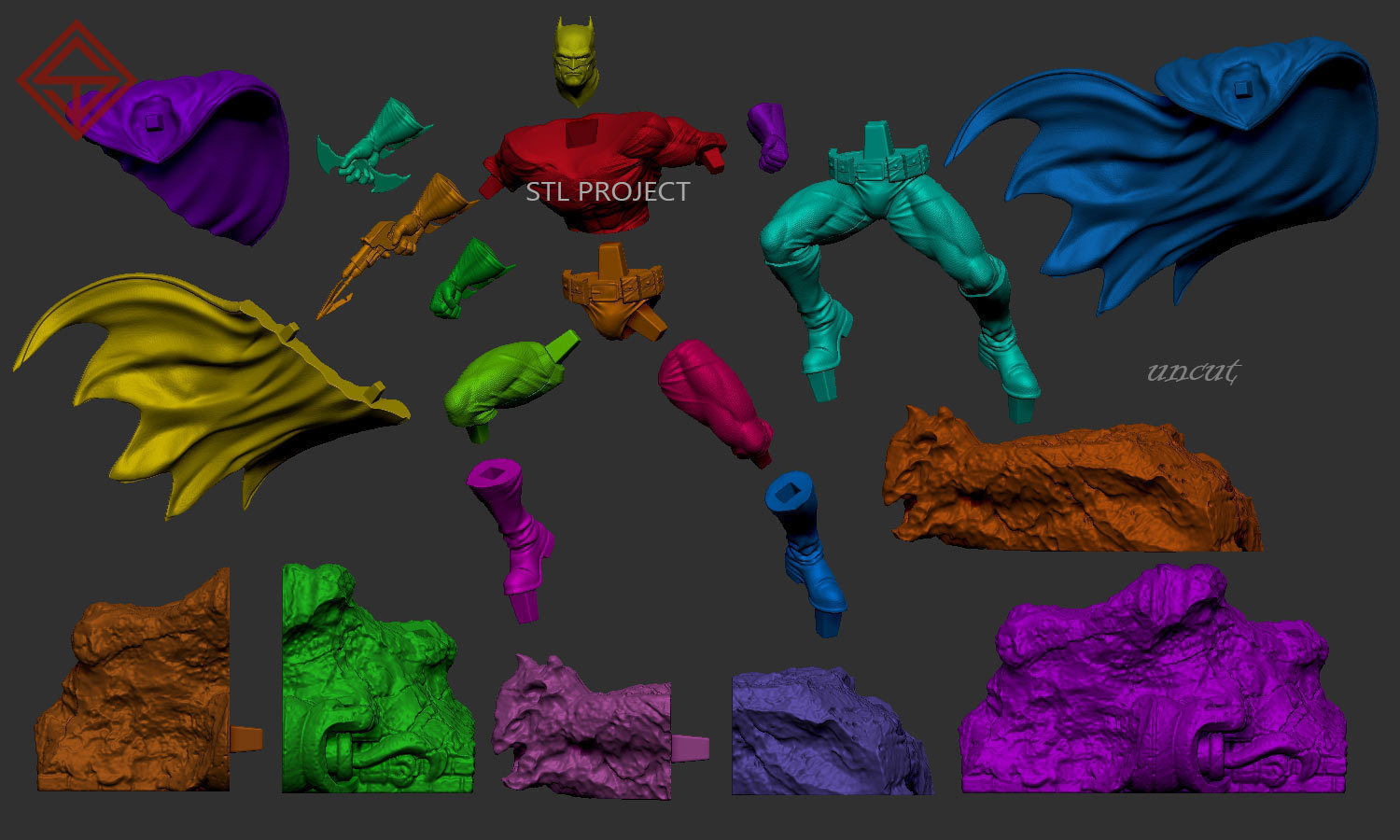 Batman 3D print model_2