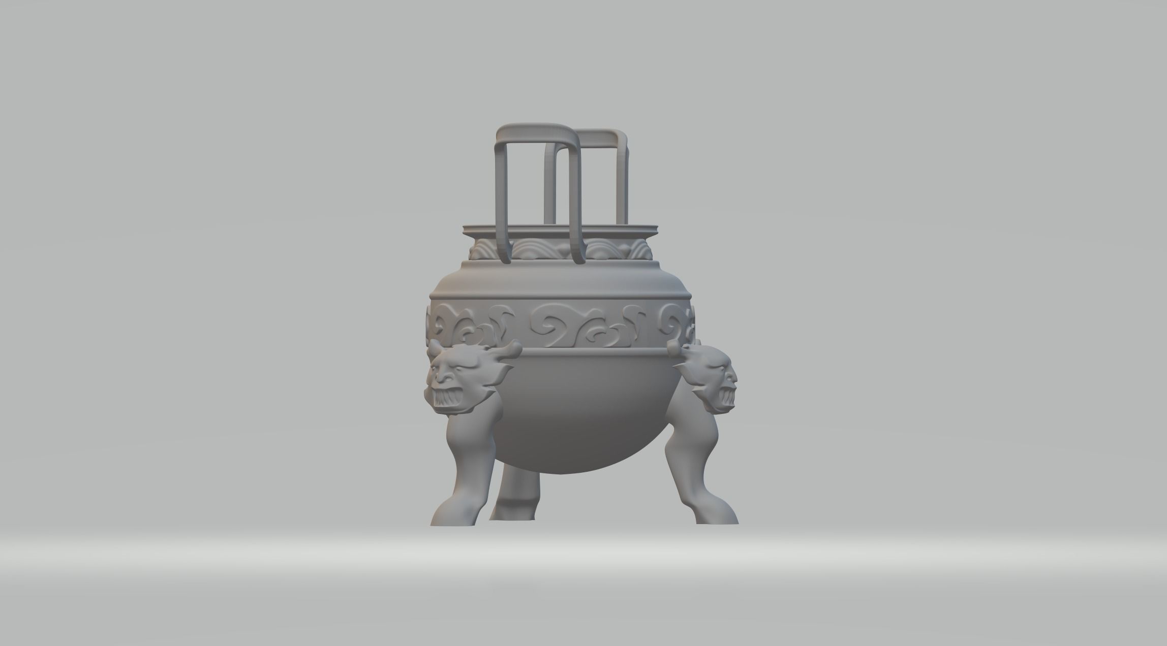 Chinese Ancient Bronze Ware 3D print model_1