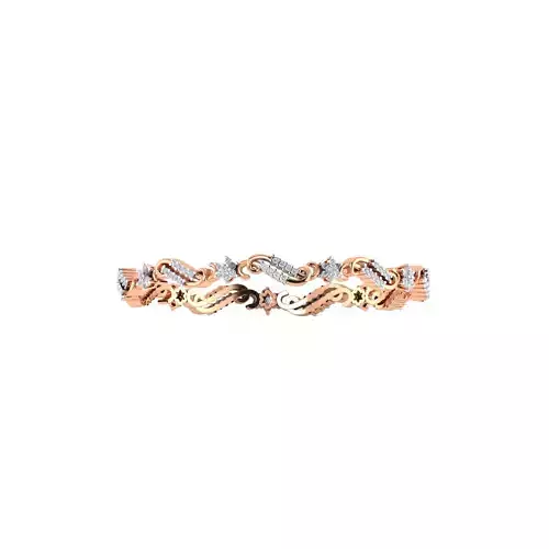 Women Bangle Bracelet STL JCD Render Details