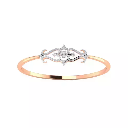 Women Bangle Bracelet STL JCD Render Details