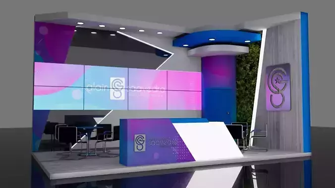 Modern and Functional Exhibition Stand