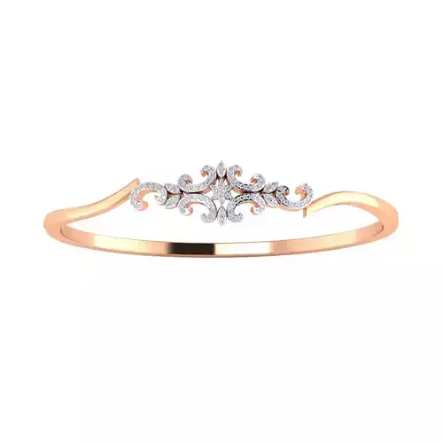 Women Bangle Bracelet STL JCD Render Details