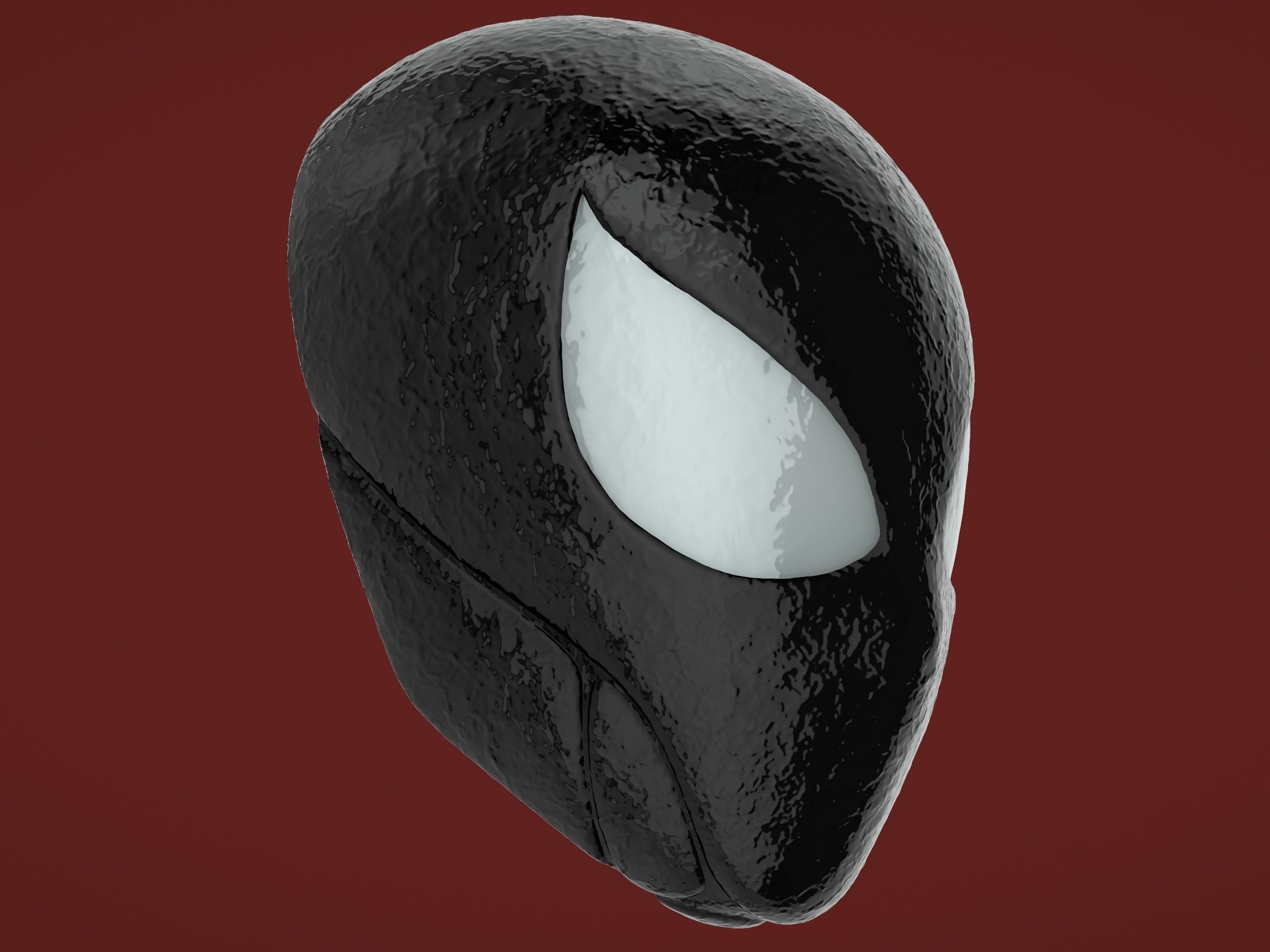 Marvels Spider Man Symbiote Mask  Halloween Scary Horror Cosplay 3D print model_15