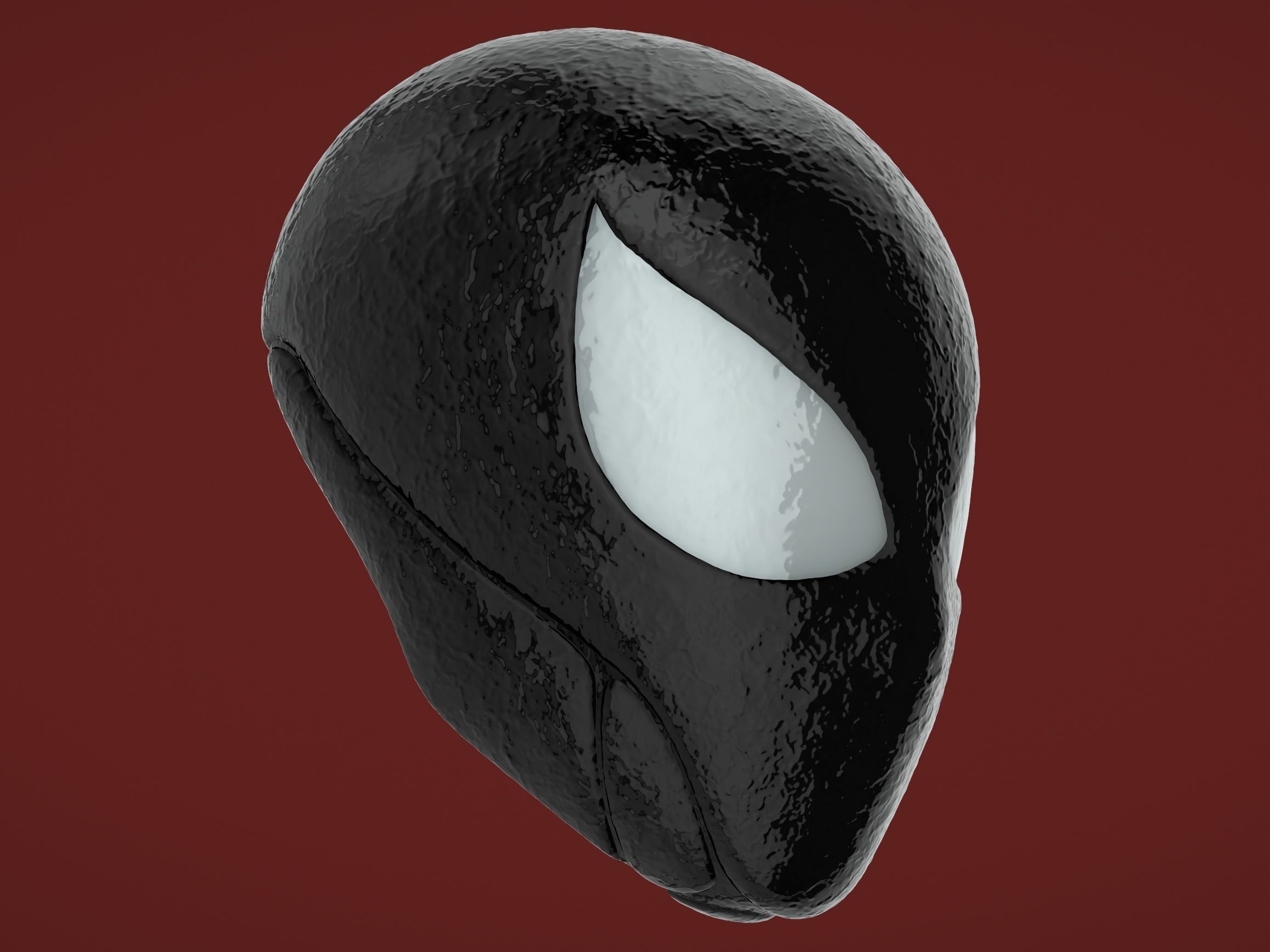 Marvels Spider Man Symbiote Mask  Halloween Scary Horror Cosplay 3D print model_8