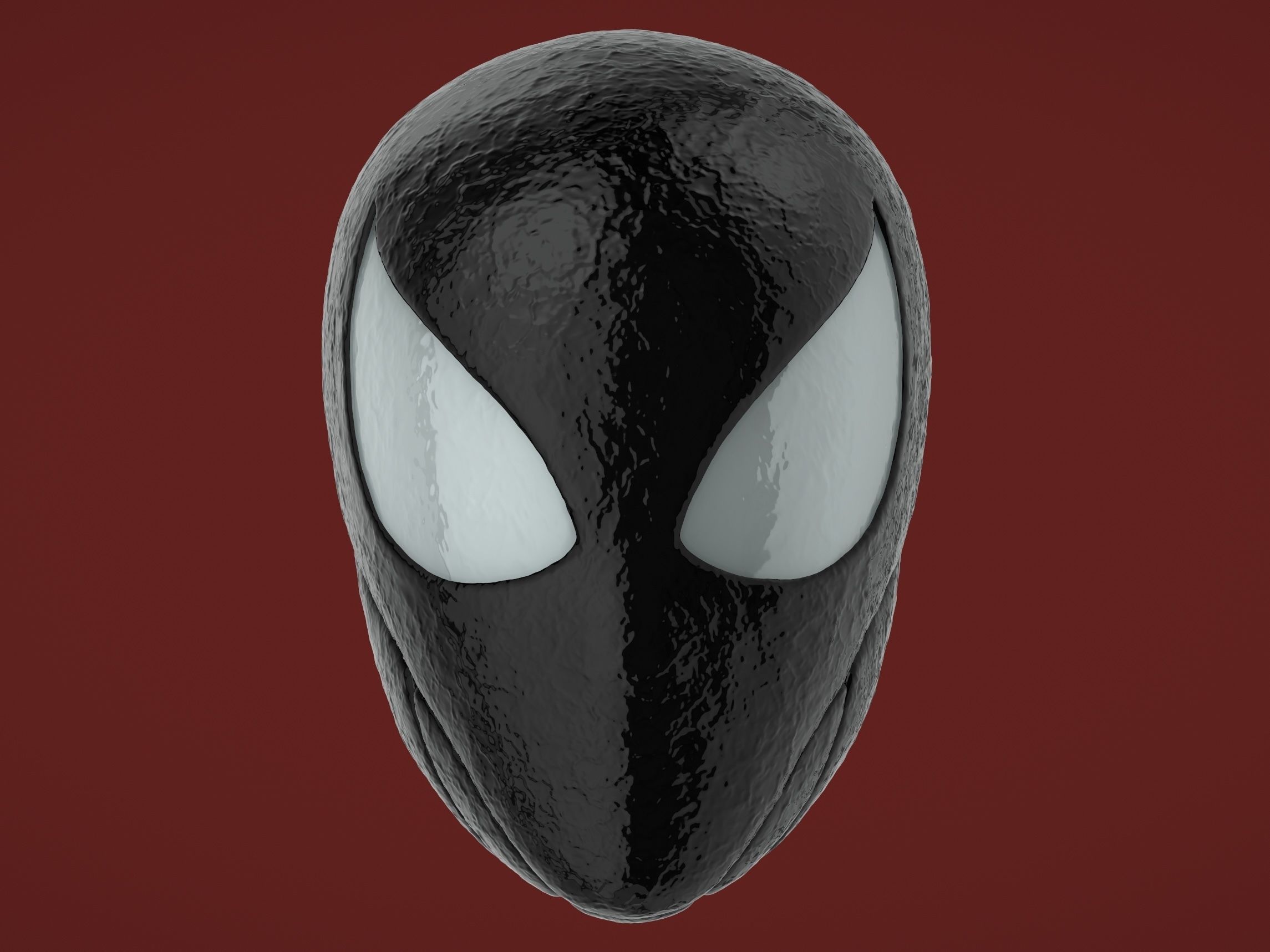 Marvels Spider Man Symbiote Mask  Halloween Scary Horror Cosplay 3D print model_2