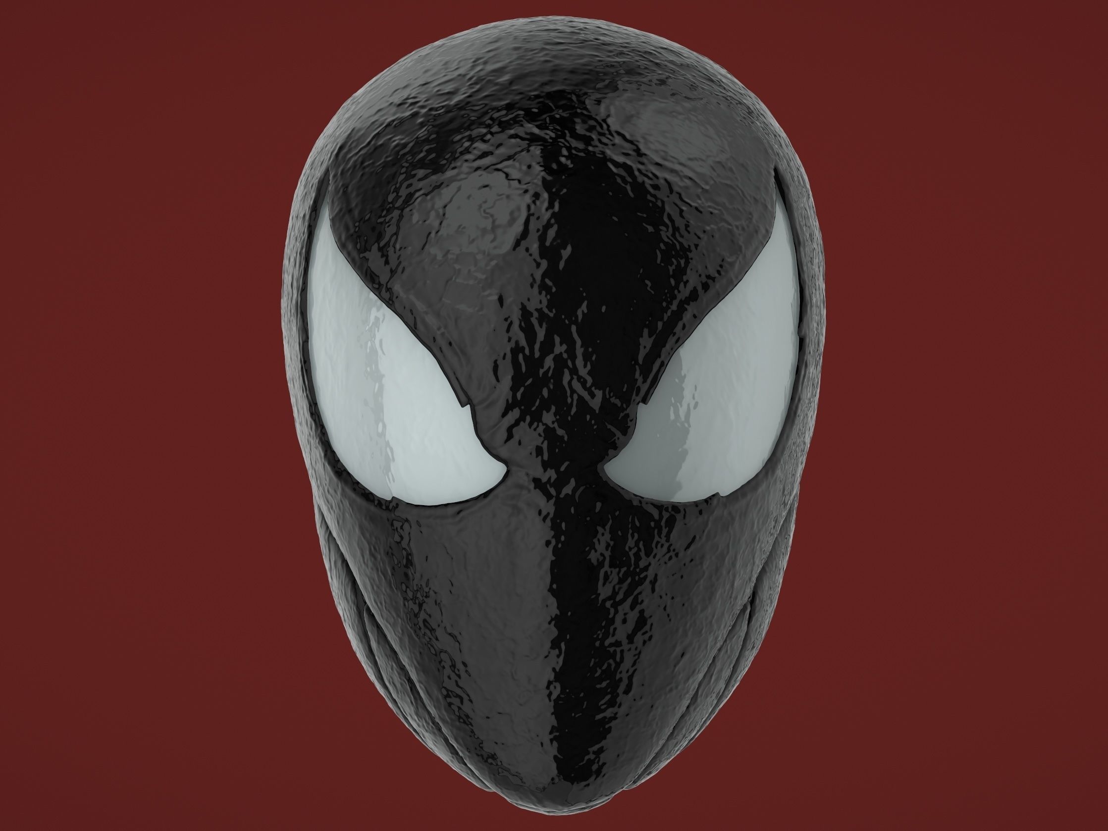 Marvels Spider Man Symbiote Mask  Halloween Scary Horror Cosplay 3D print model_3