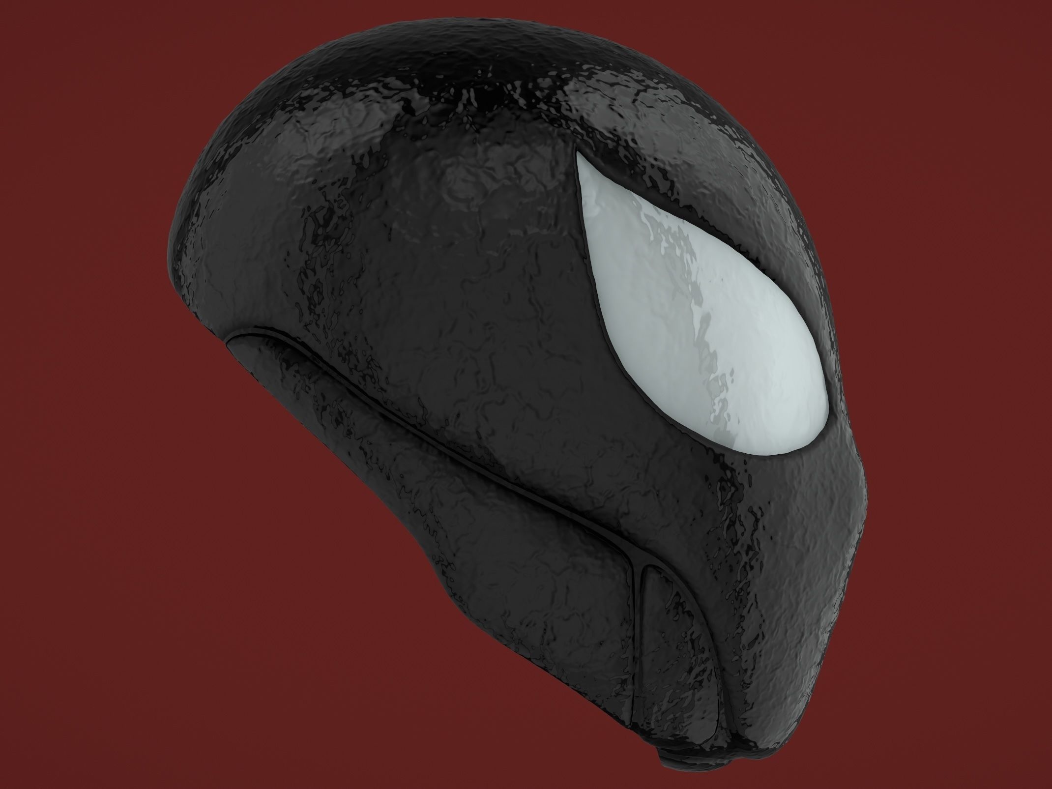 Marvels Spider Man Symbiote Mask  Halloween Scary Horror Cosplay 3D print model_13