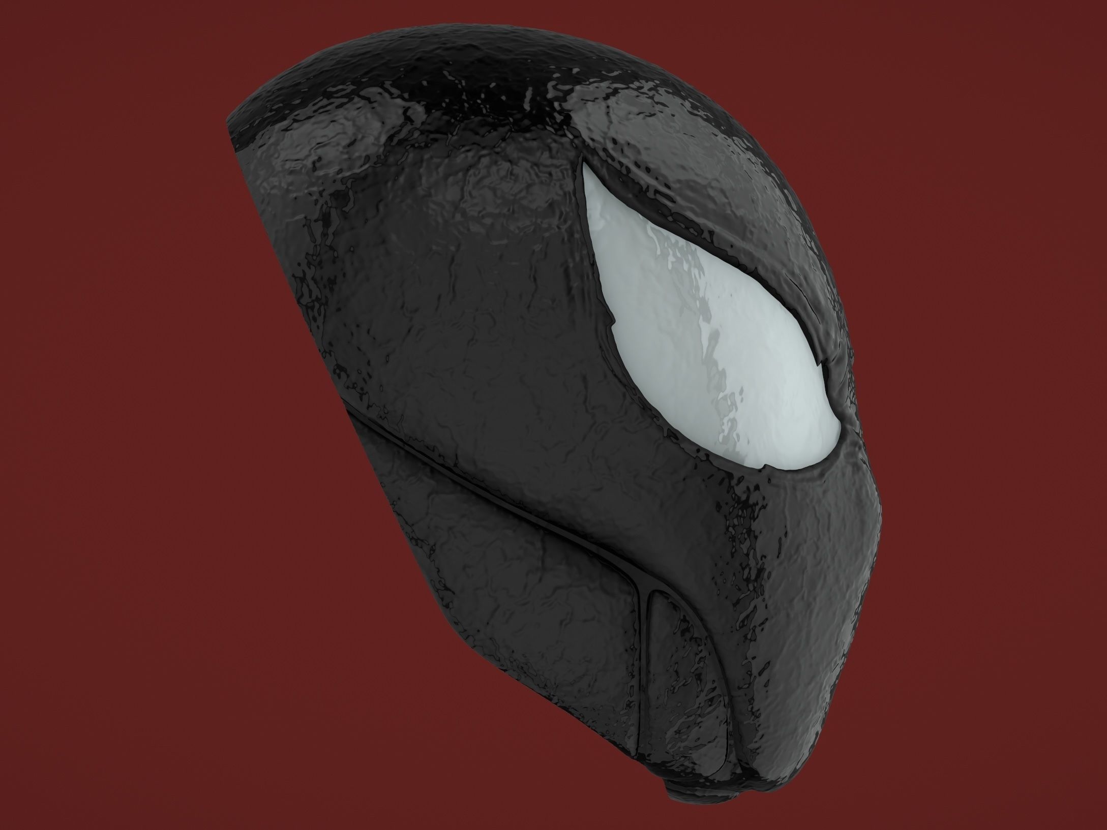 Marvels Spider Man Symbiote Mask  Halloween Scary Horror Cosplay 3D print model_11