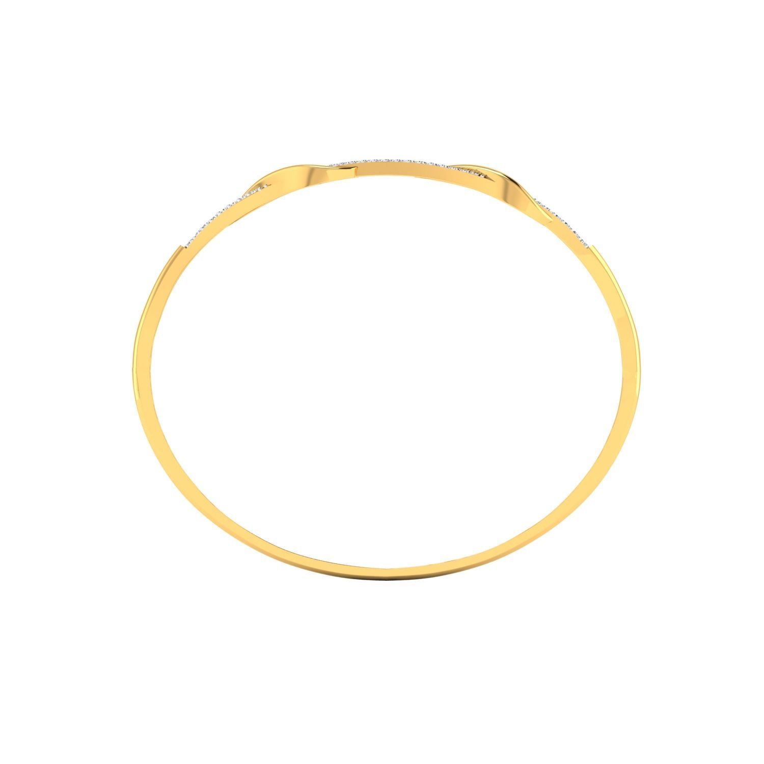 Women Bangle Bracelet STL JCD Render Details 3D print model_12