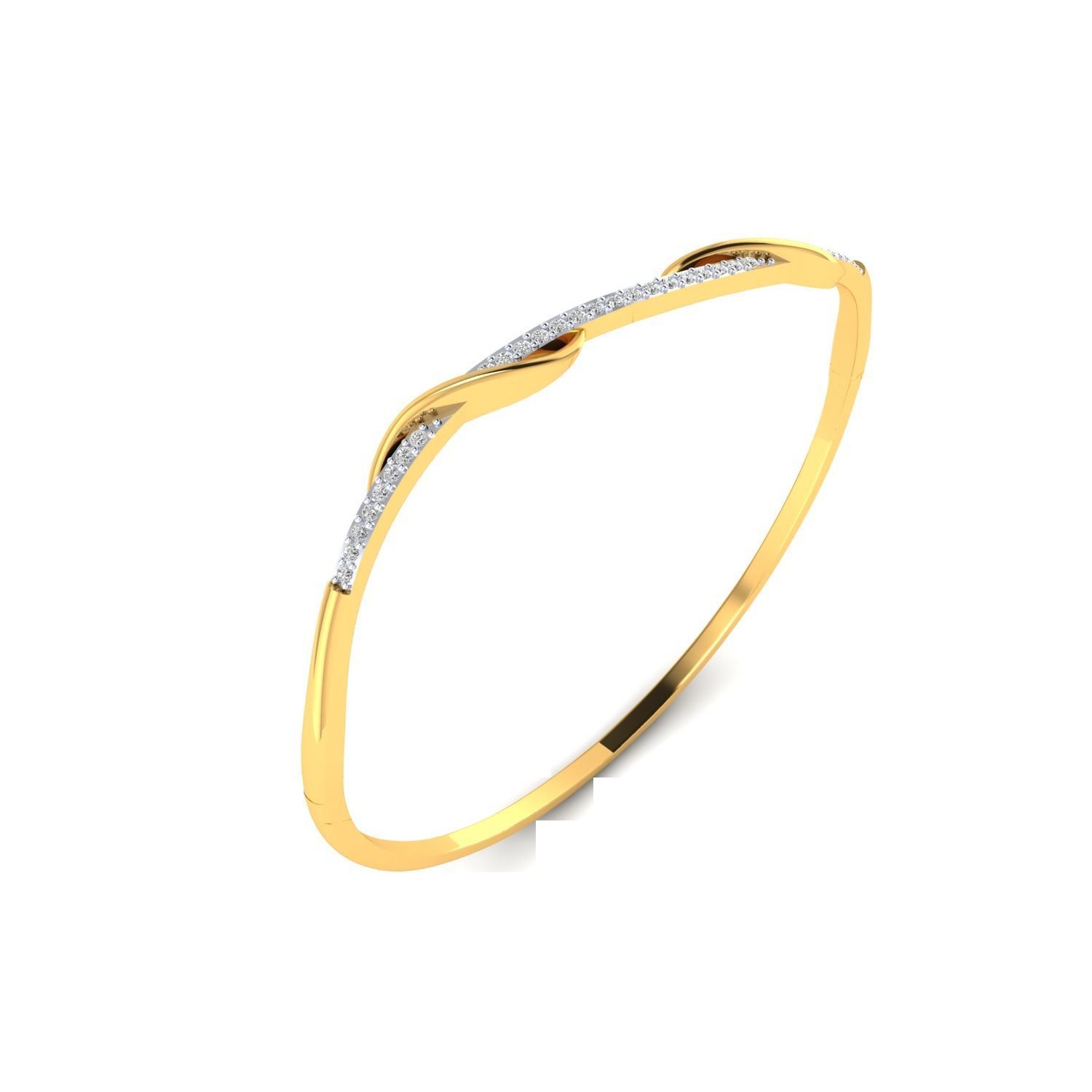 Women Bangle Bracelet STL JCD Render Details 3D print model_6