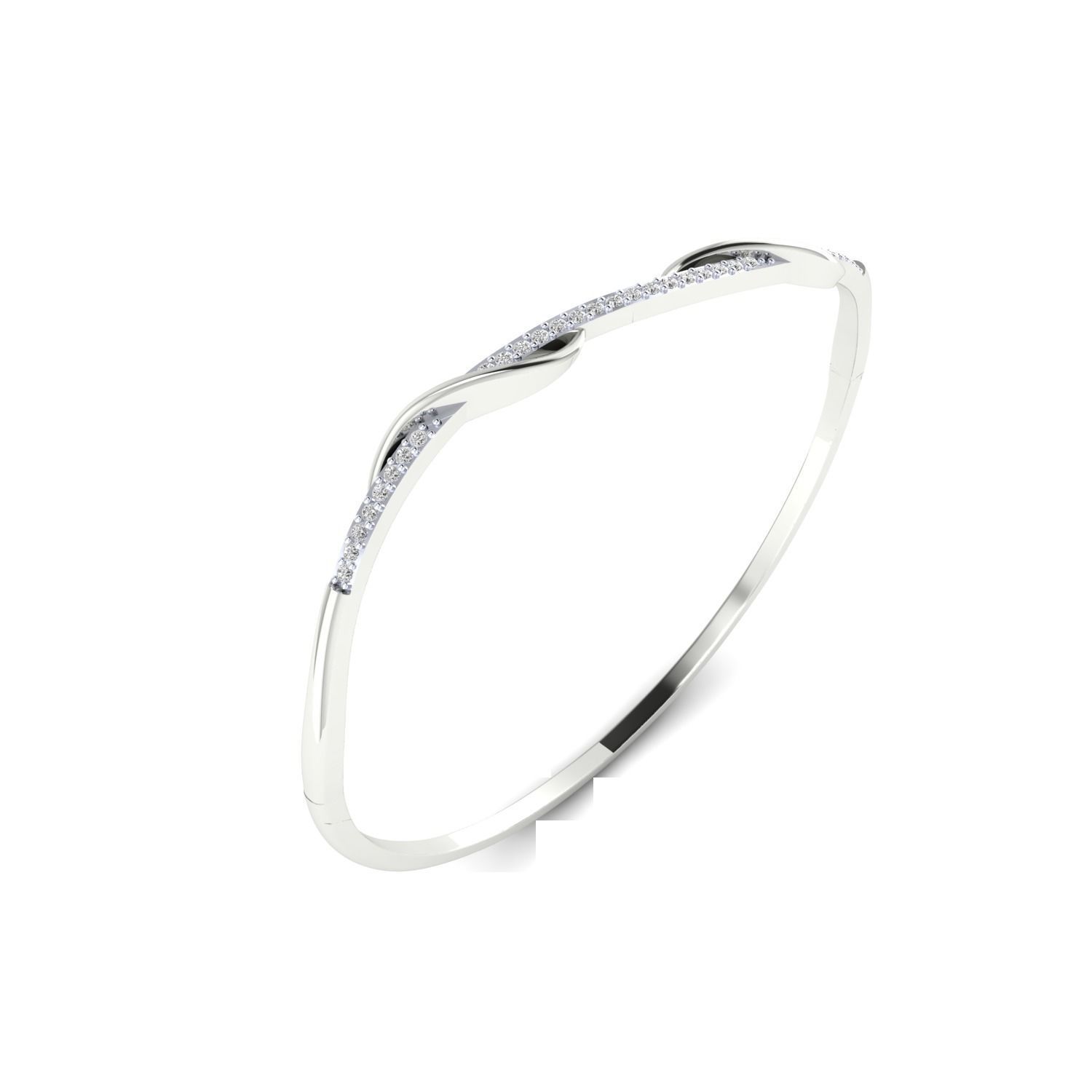 Women Bangle Bracelet STL JCD Render Details 3D print model_4