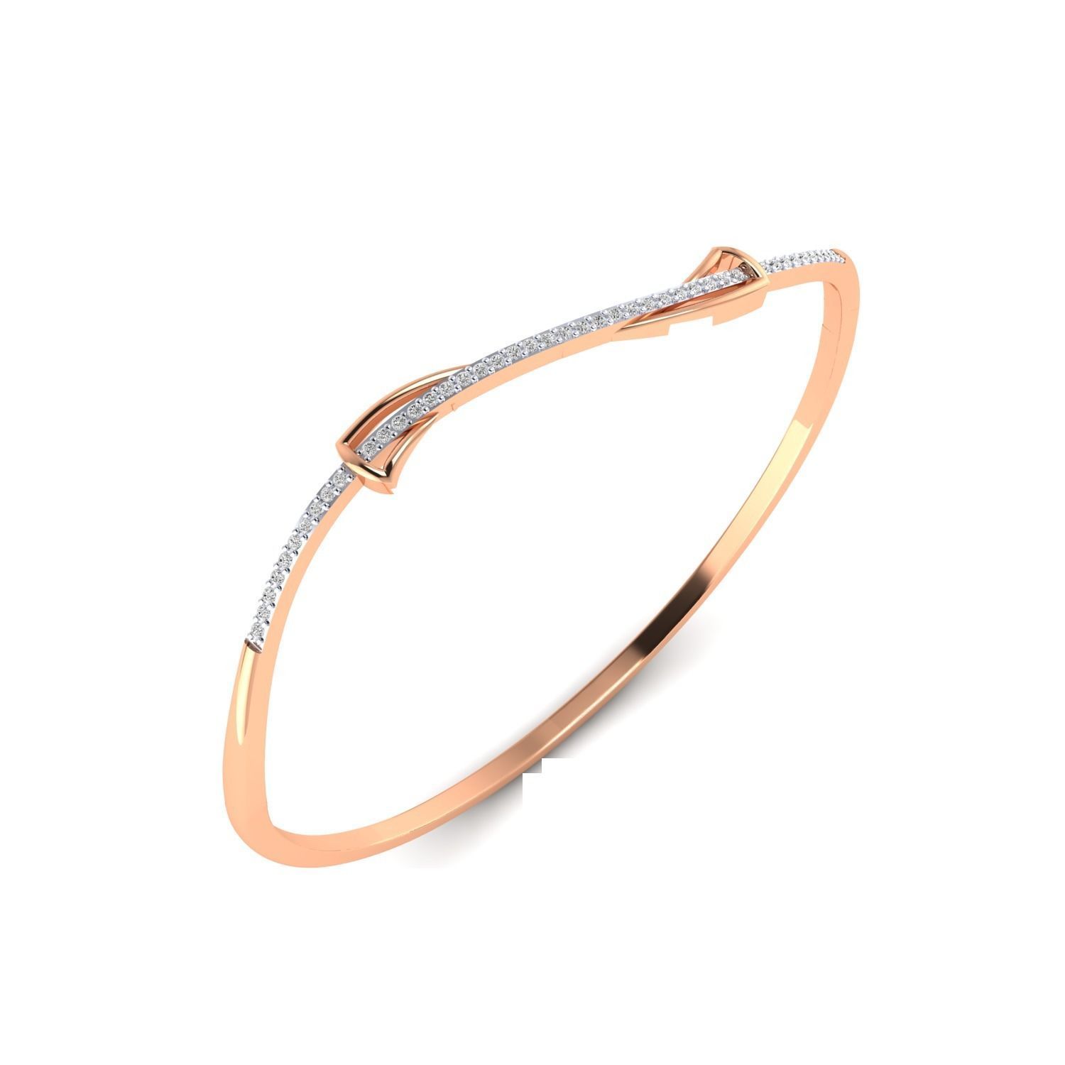 Women Bangle Bracelet STL JCD Render Details 3D print model_2