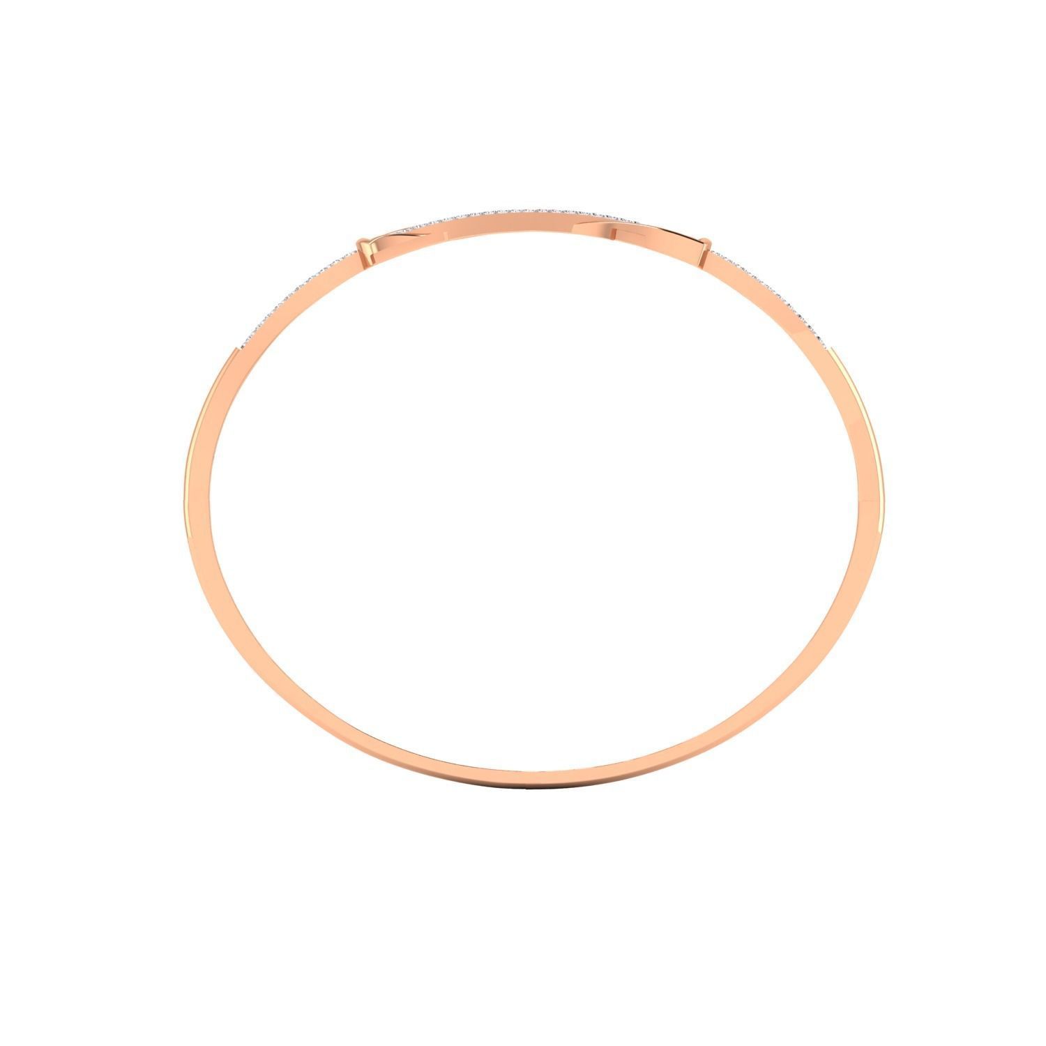 Women Bangle Bracelet STL JCD Render Details 3D print model_8