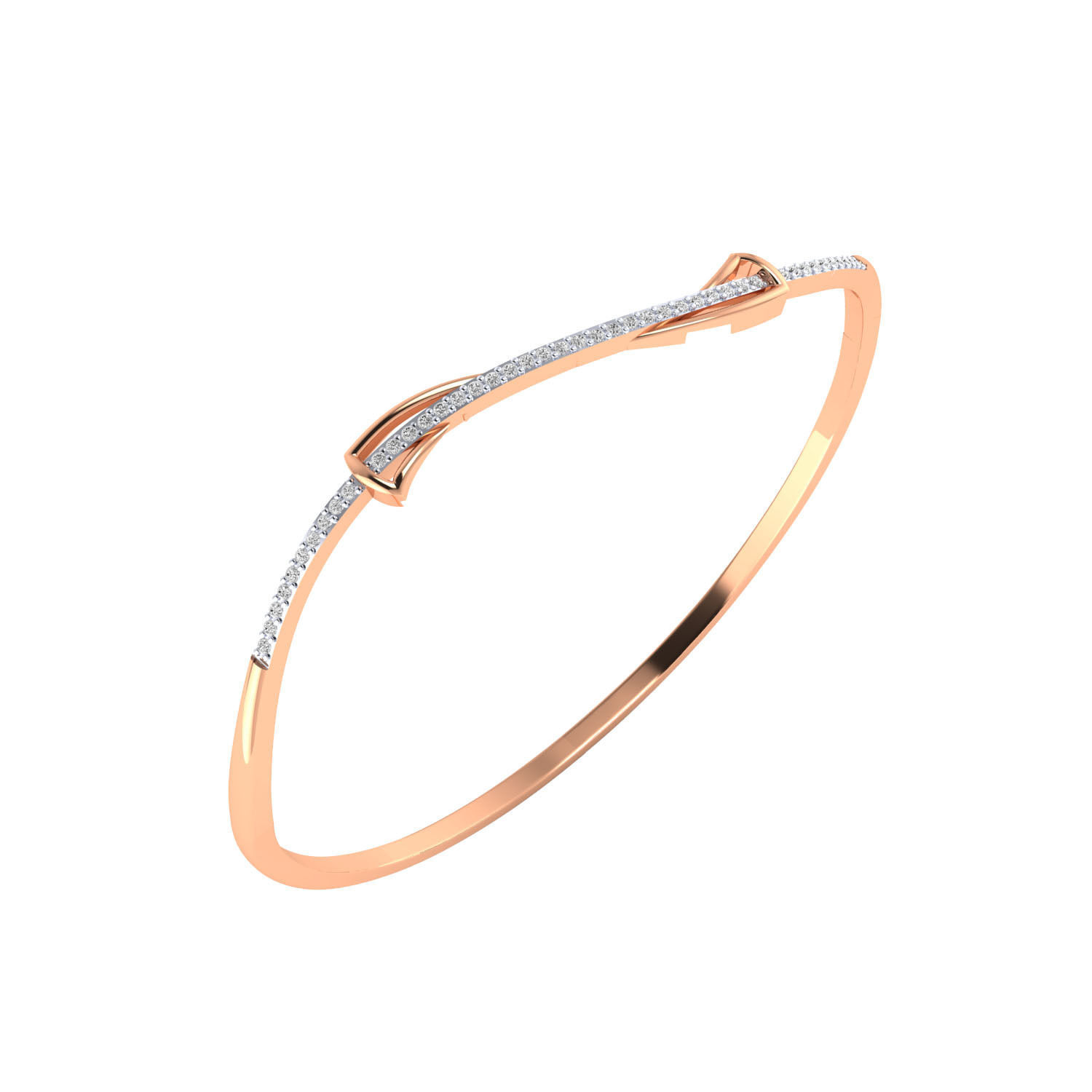 Women Bangle Bracelet STL JCD Render Details 3D print model_1