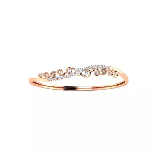 Women Bangle Bracelet STL JCD Render Details