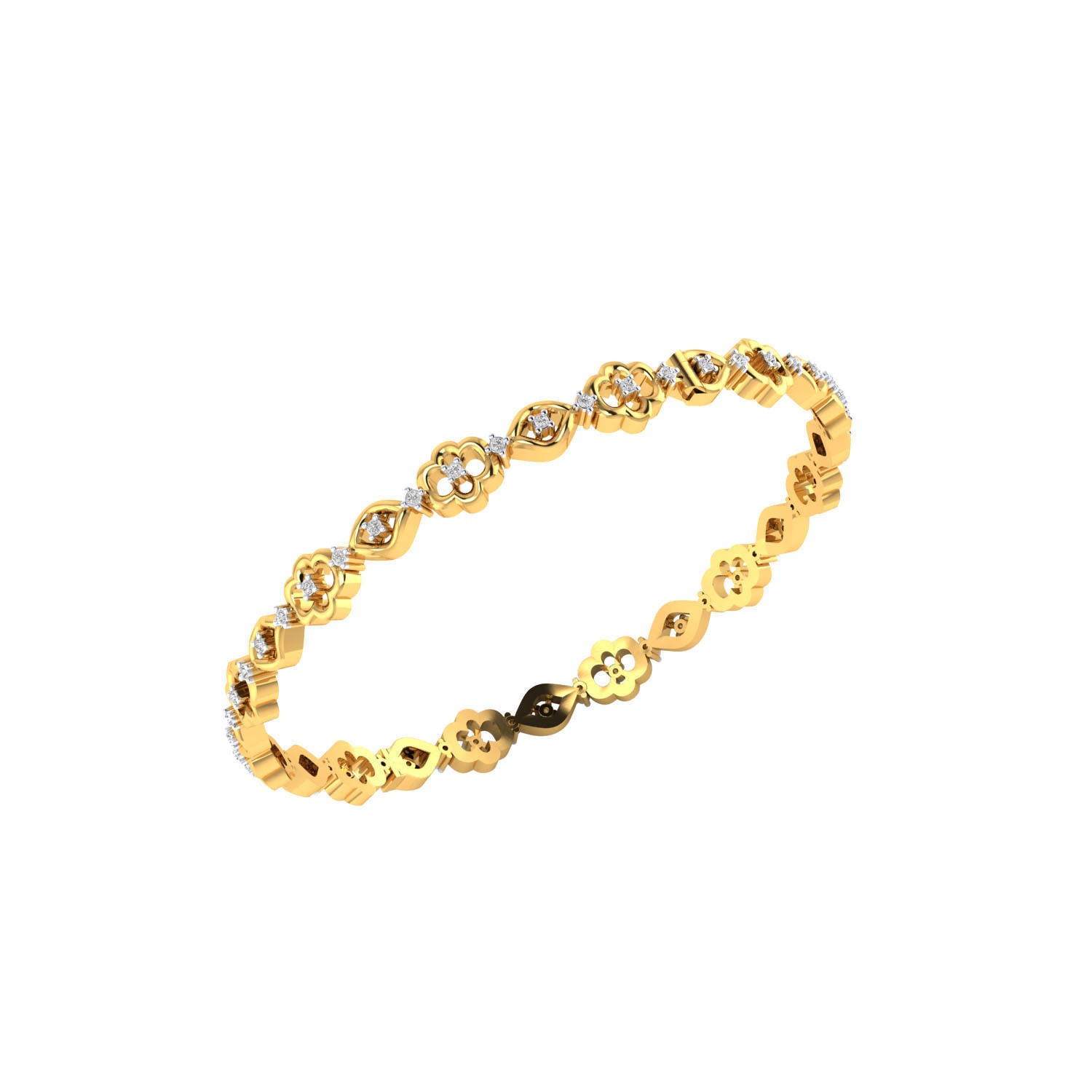 Women Bangle Bracelet STL JCD Render Details 3D print model_9