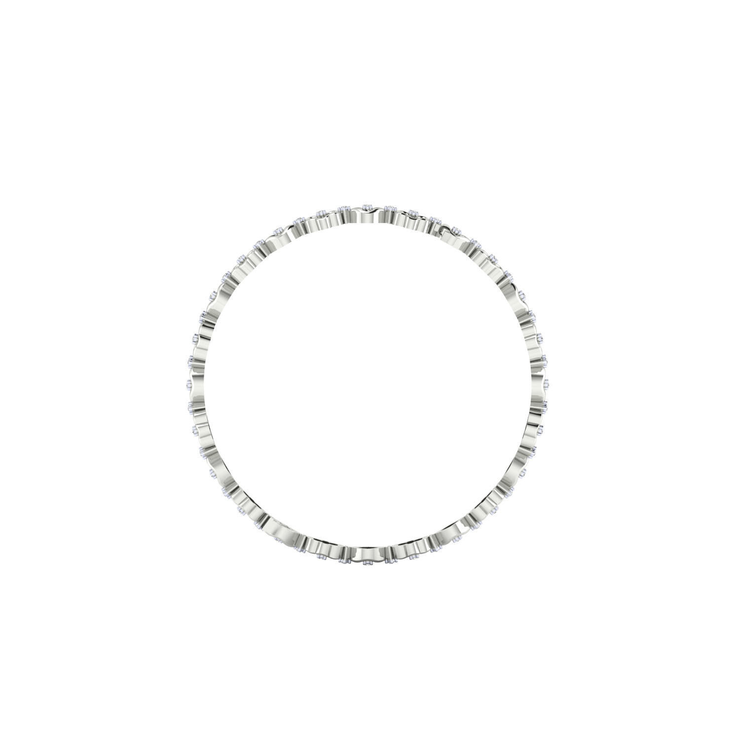 Women Bangle Bracelet STL JCD Render Details 3D print model_8