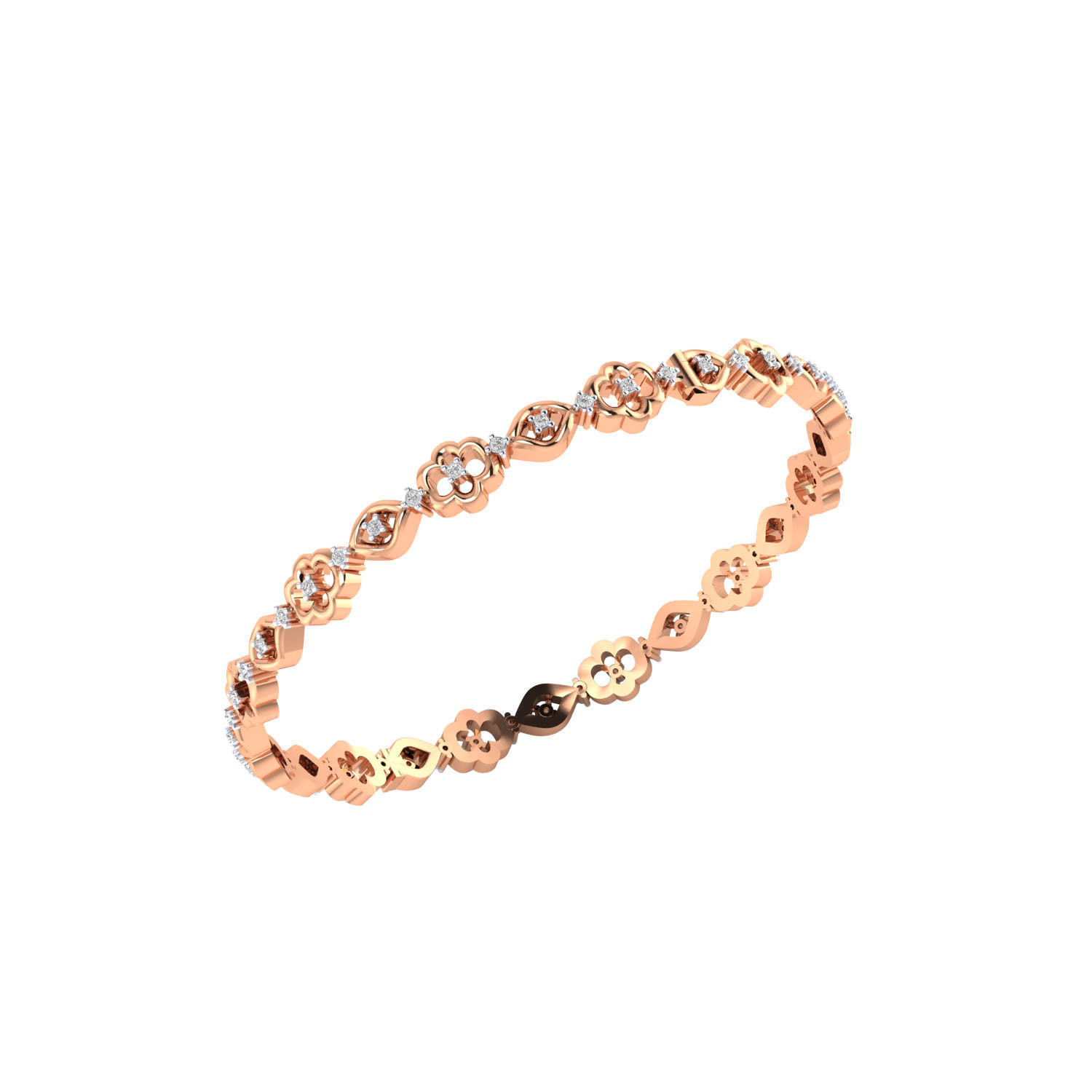 Women Bangle Bracelet STL JCD Render Details 3D print model_1