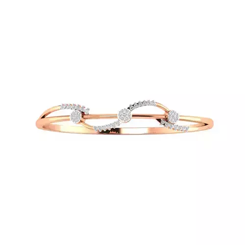 Women Bangle Bracelet STL JCD Render Details