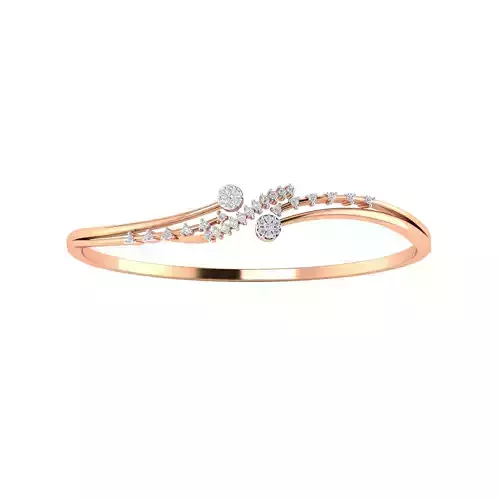 Women Bangle Bracelet STL JCD Render Details 3D print model