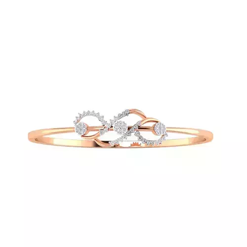 Women Bangle Bracelet STL JCD Render Details 3D print model