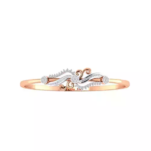 Women Bangle Bracelet STL JCD Render Details 3D print model