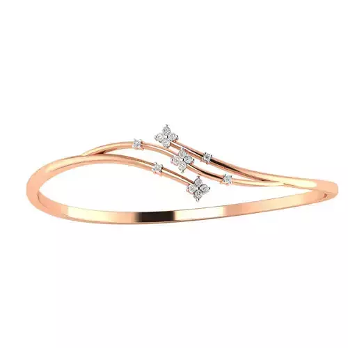 Women Bangle Bracelet STL JCD Render Details 3D print model