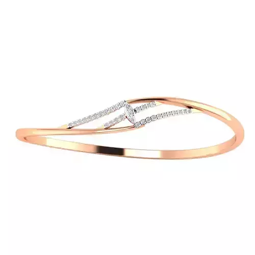 Women Bangle Bracelet STL JCD Render Details