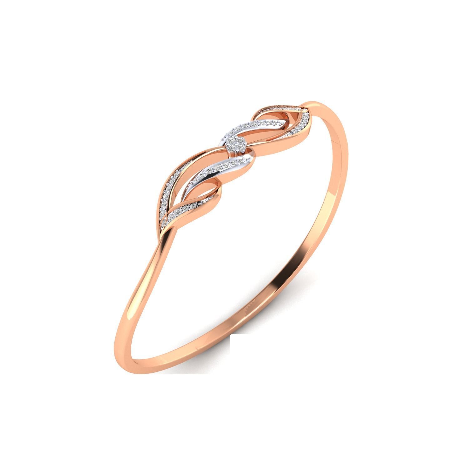 Women Bangle Bracelet STL JCD Render Details 3D print model_4