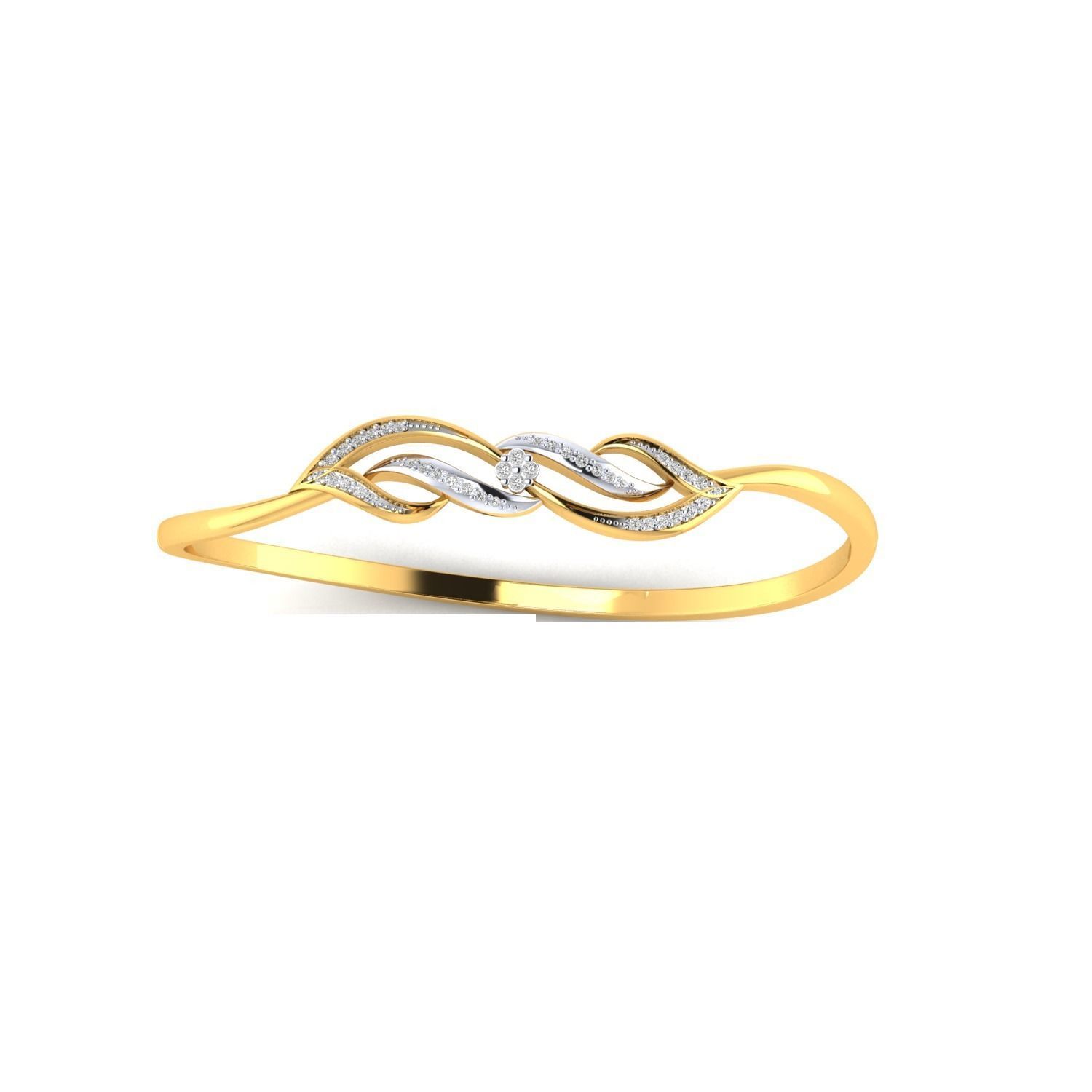 Women Bangle Bracelet STL JCD Render Details 3D print model_14