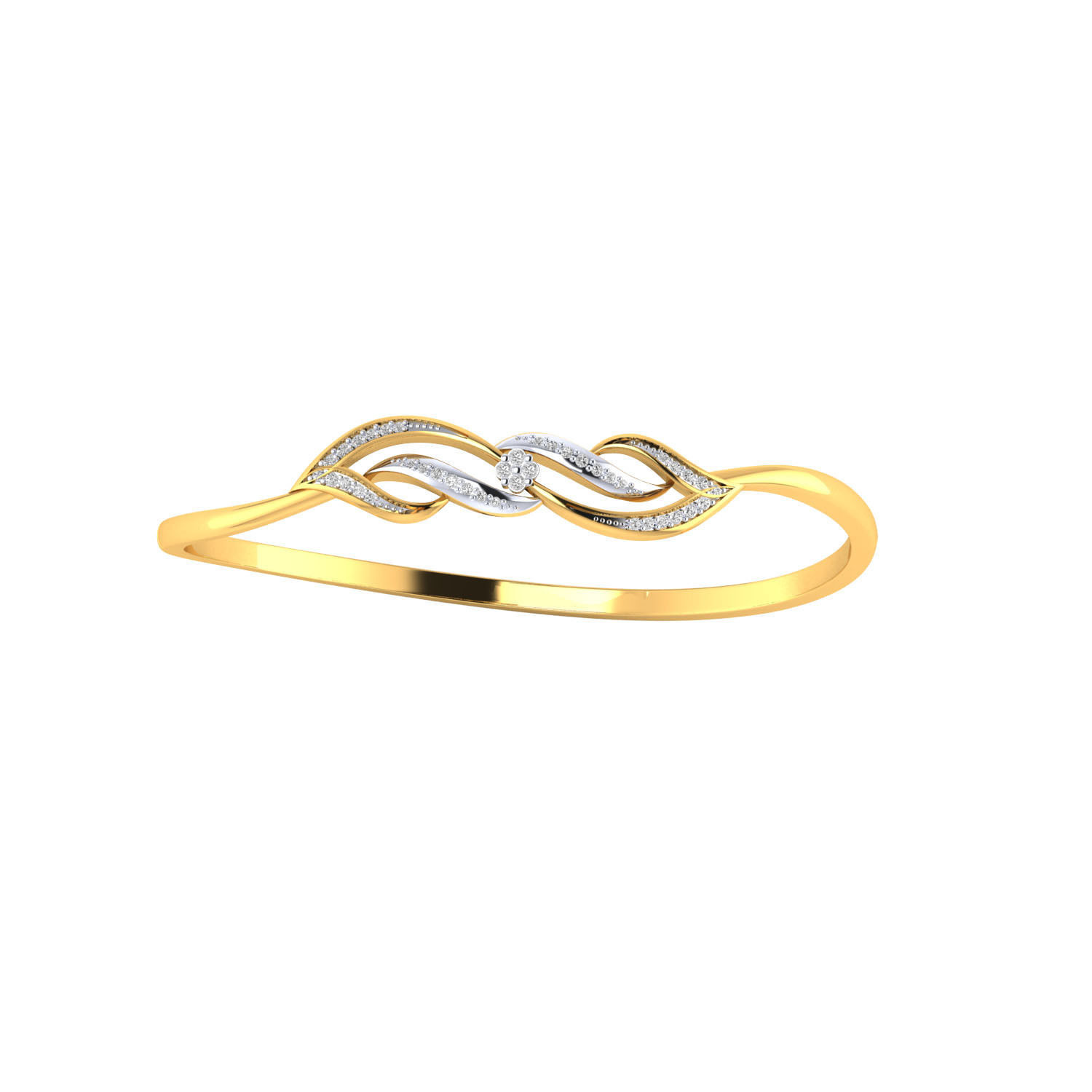 Women Bangle Bracelet STL JCD Render Details 3D print model_13