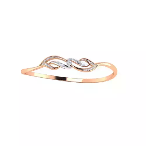 Women Bangle Bracelet STL JCD Render Details