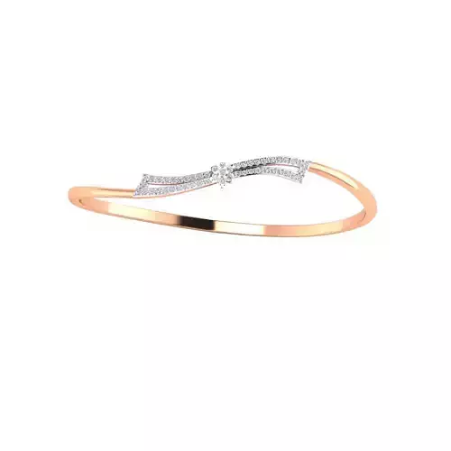 Women Bangle Bracelet STL JCD Render Details