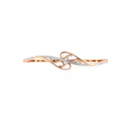 Women Bangle Bracelet STL JCD Render Details