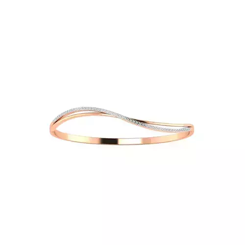 Women Bangle Bracelet STL JCD Render Details
