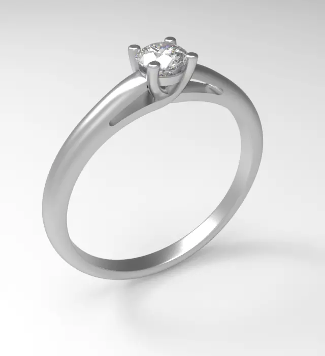 ring  wedding 3D print model_0