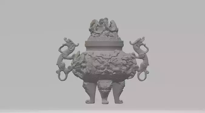 Chinese Ancient Bronze Ware 3D print model
