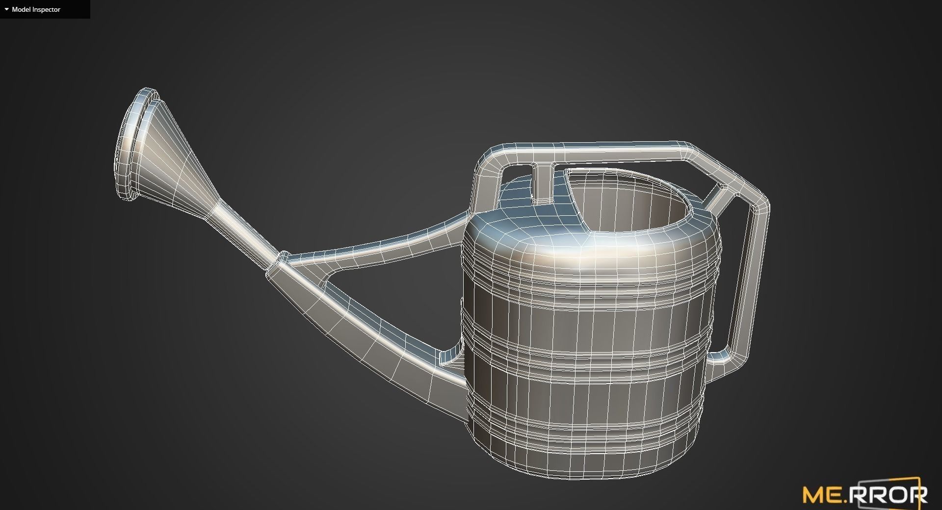 Game Ready Water Pot Low-poly 3D model_11