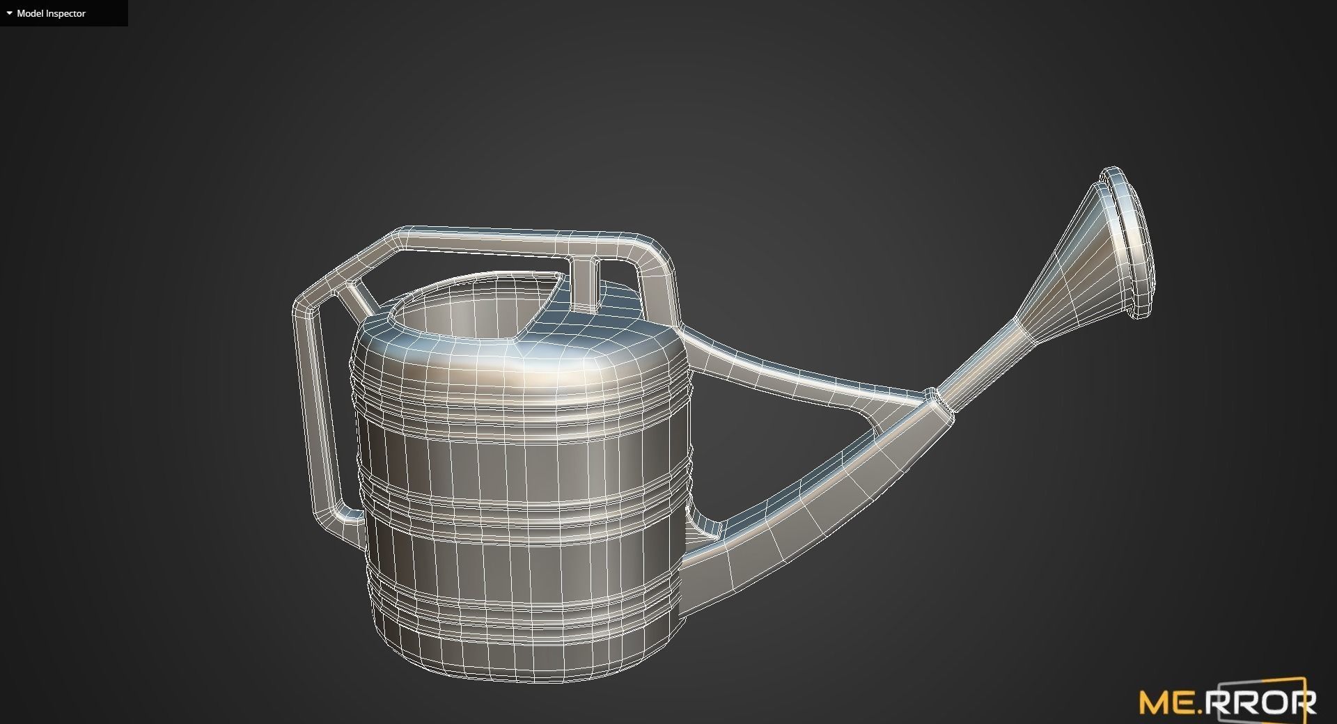 Game Ready Water Pot Low-poly 3D model_10
