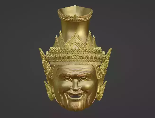 Hermit Khone Mask  3d Thai art curture