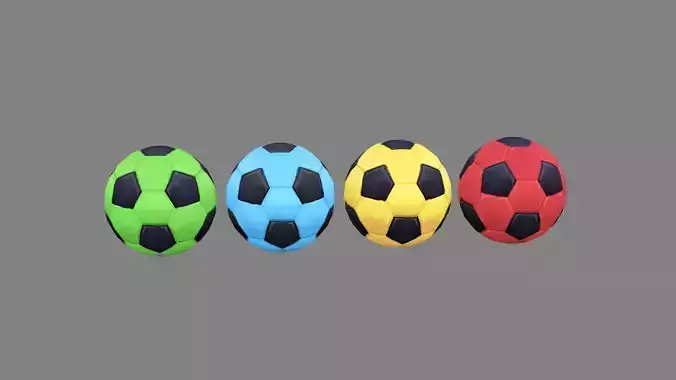 4 colored balls