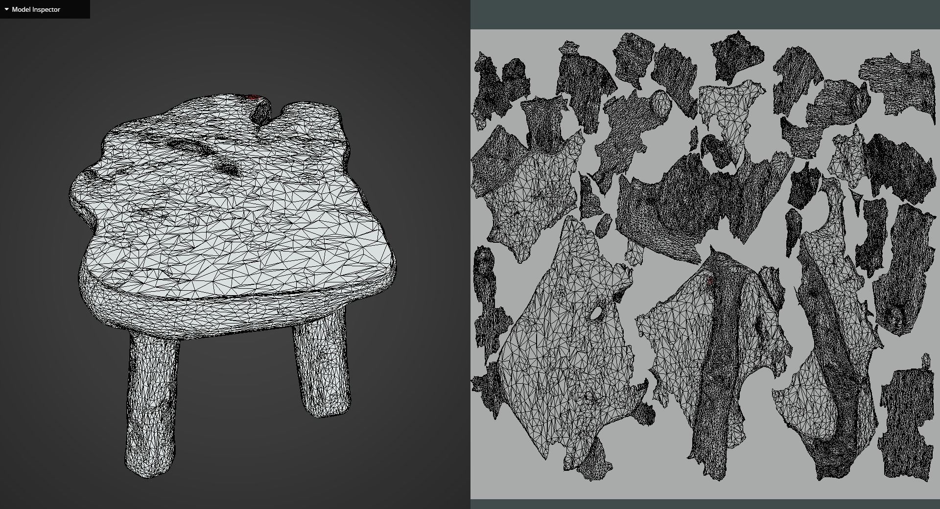 Mini Wooden Table 3D model_13