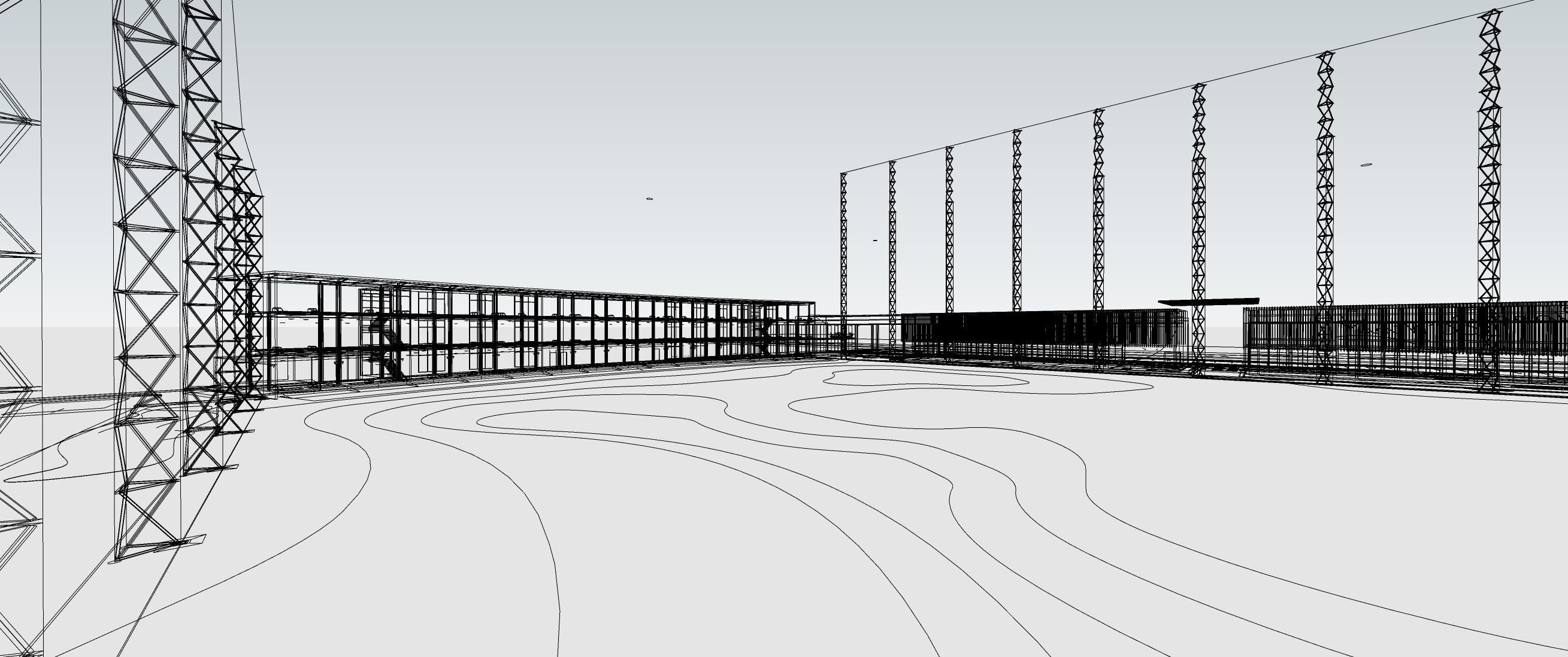 driving range golf 3D model_8