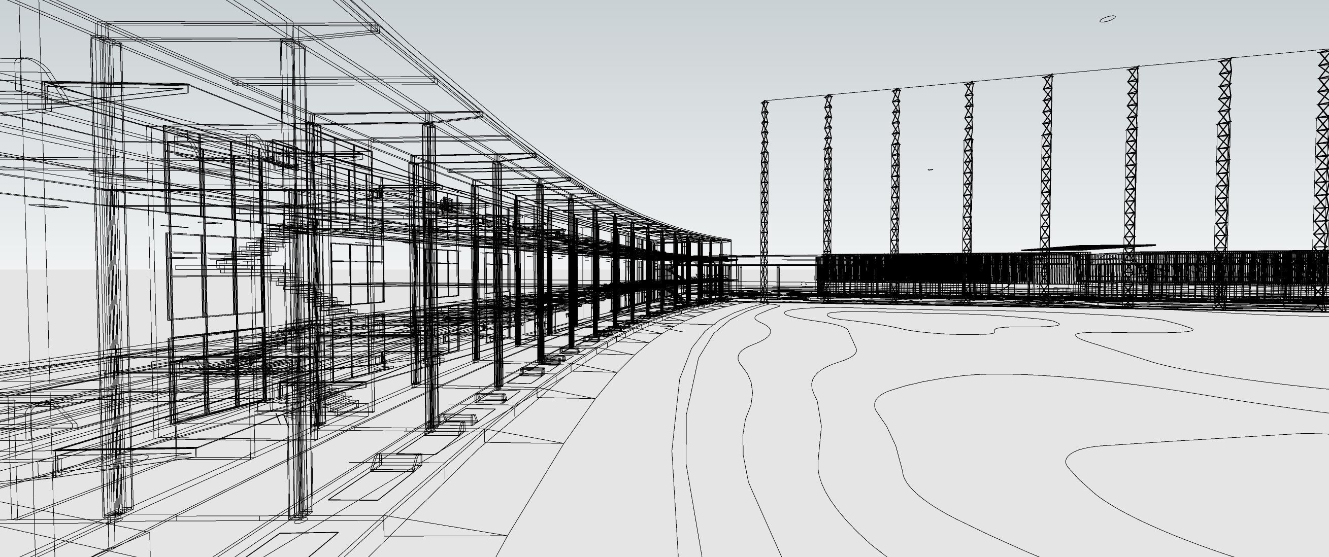 driving range golf 3D model_9