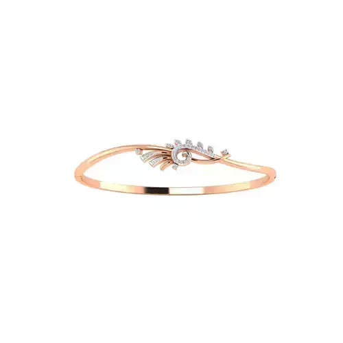 Women Bangle Bracelet STL JCD Render Details 3D print model