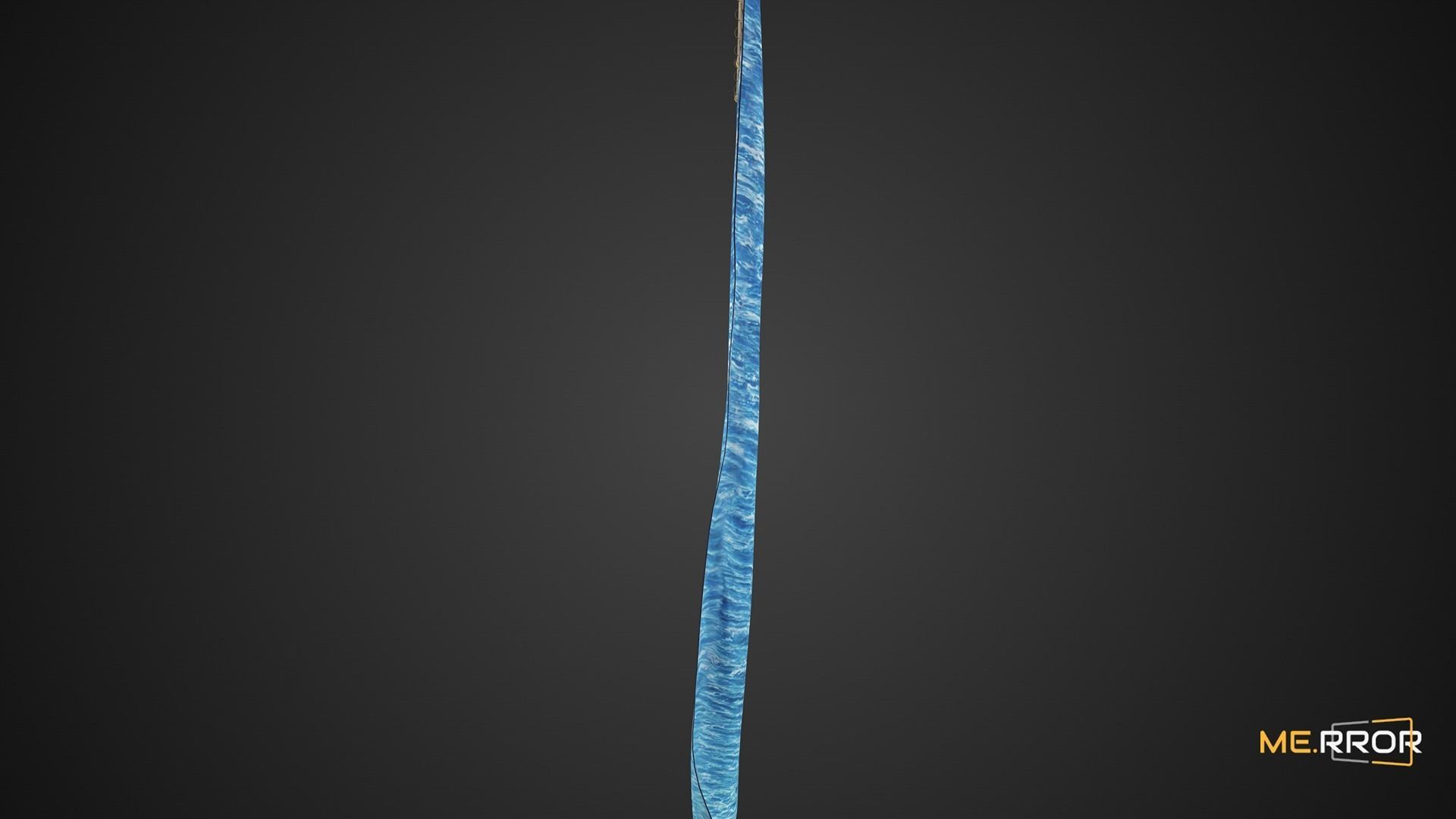 Game Ready Wave Curtain Low-poly 3D model_4