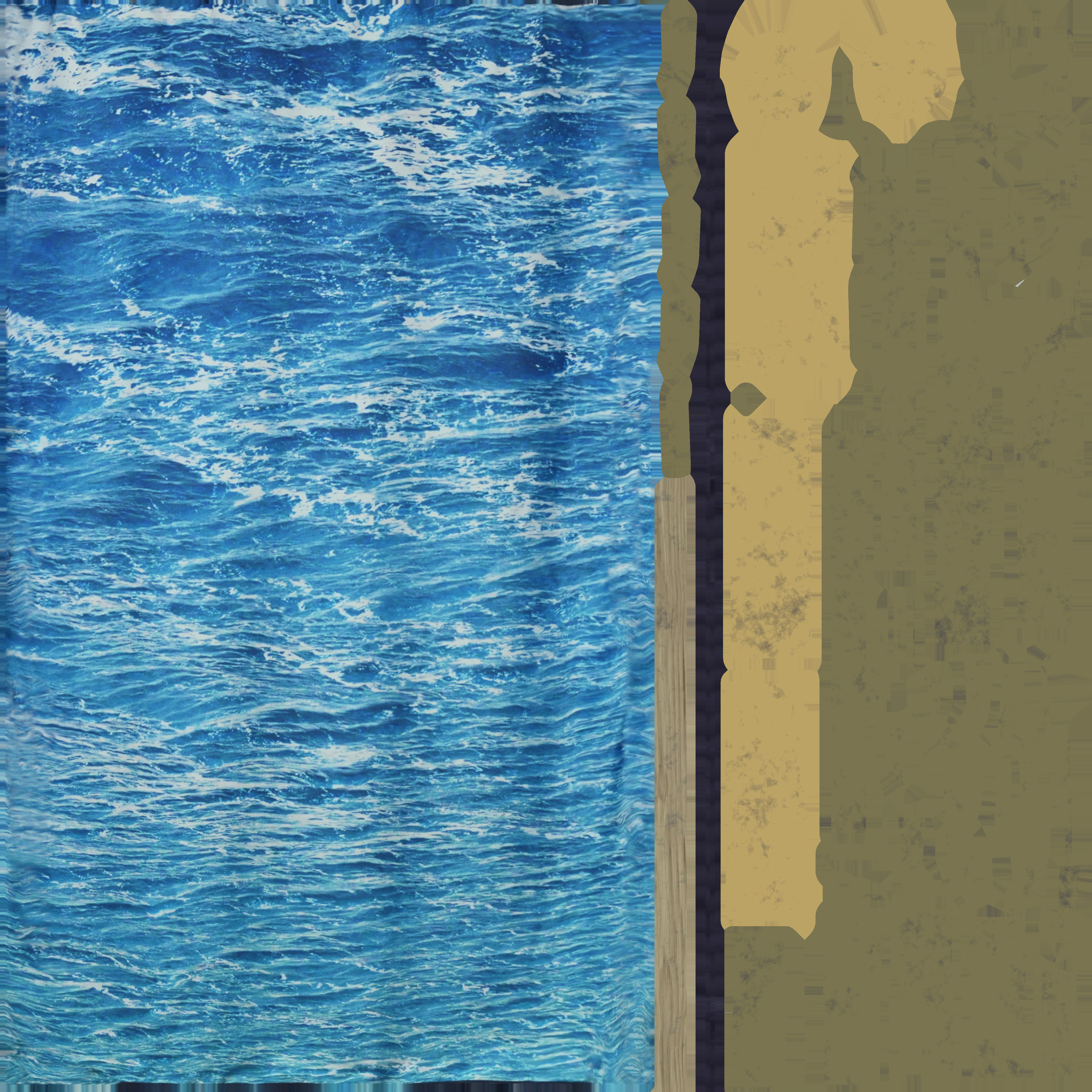 Game Ready Wave Curtain Low-poly 3D model_14