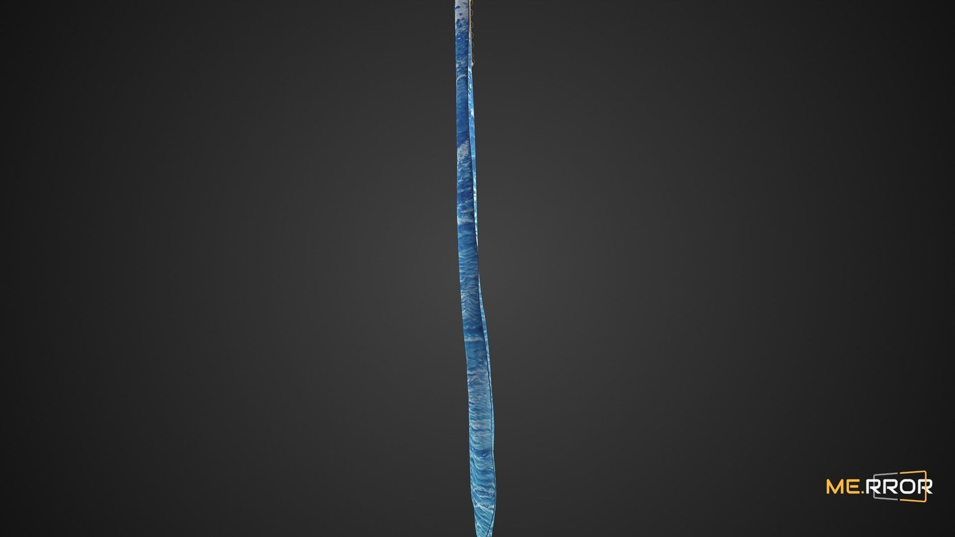 Game Ready Wave Curtain Low-poly 3D model_5