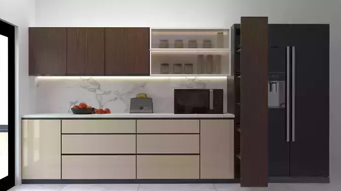 Modular Kitchen  3D model