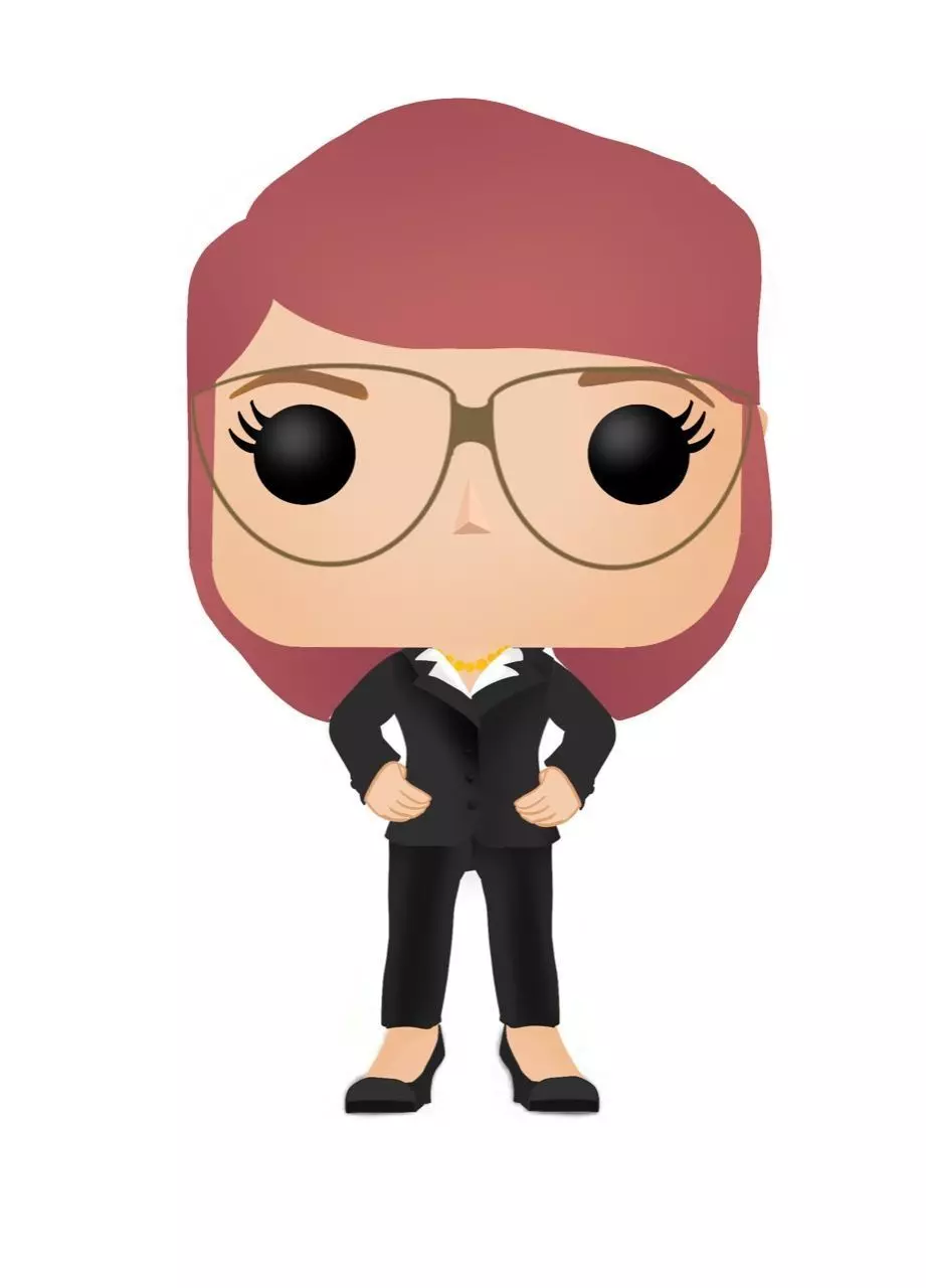 Accountant secretary bussines woman funko 3D print model